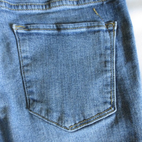 4/$14 MOSSIMO womens SKINNY jeans HIGH RISE denim POWER STRETCH blue SIZE 0 - Picture 11 of 13